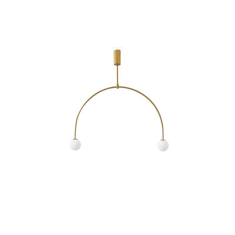 Modern Gold Chandelier | Elegant Minimalist Design with Warm LED Lighting 18