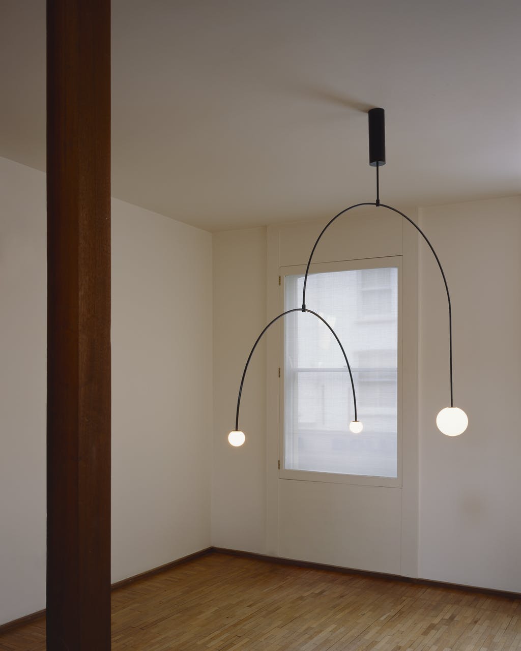 Modern Gold Chandelier | Elegant Minimalist Design with Warm LED Lighting 2