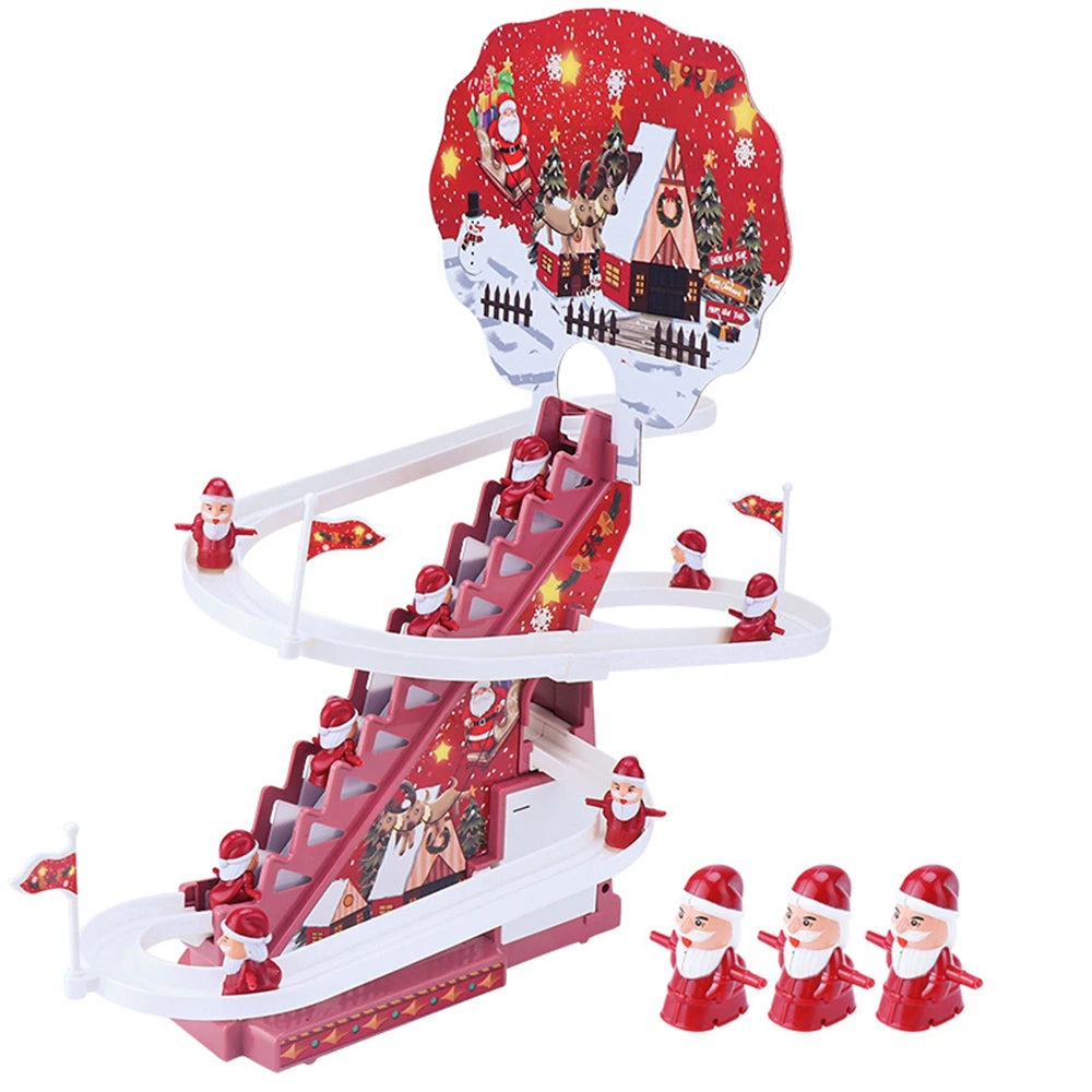 Musical Climbing Ladder Santa Decor | Interactive Holiday Decoration for Festive Cheer 3