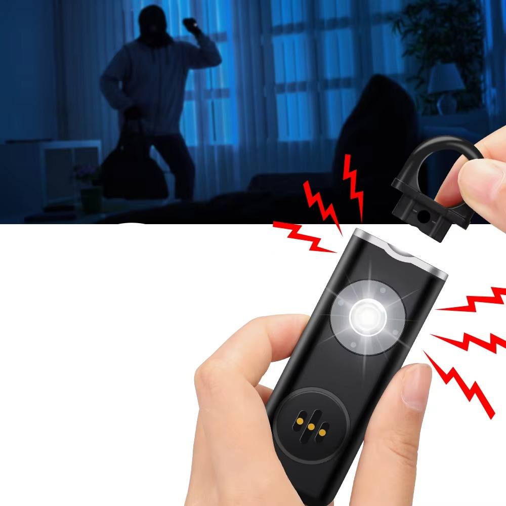 Personal Alarm for Elderly | 130dB Safety Keychain with LED Light 1