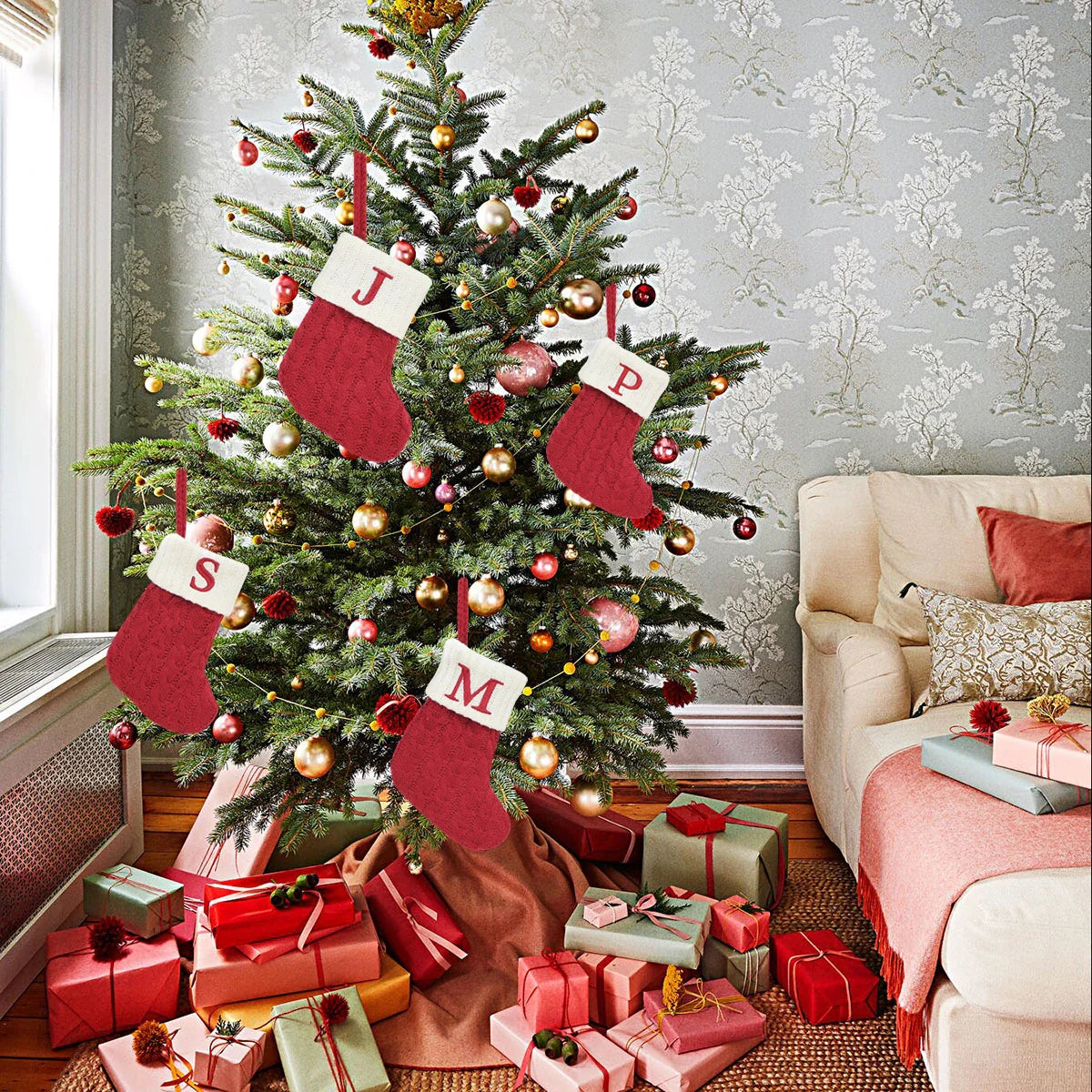 Personalized Christmas Stocking | Custom Name Embroidery for Unique Holiday Decor 7