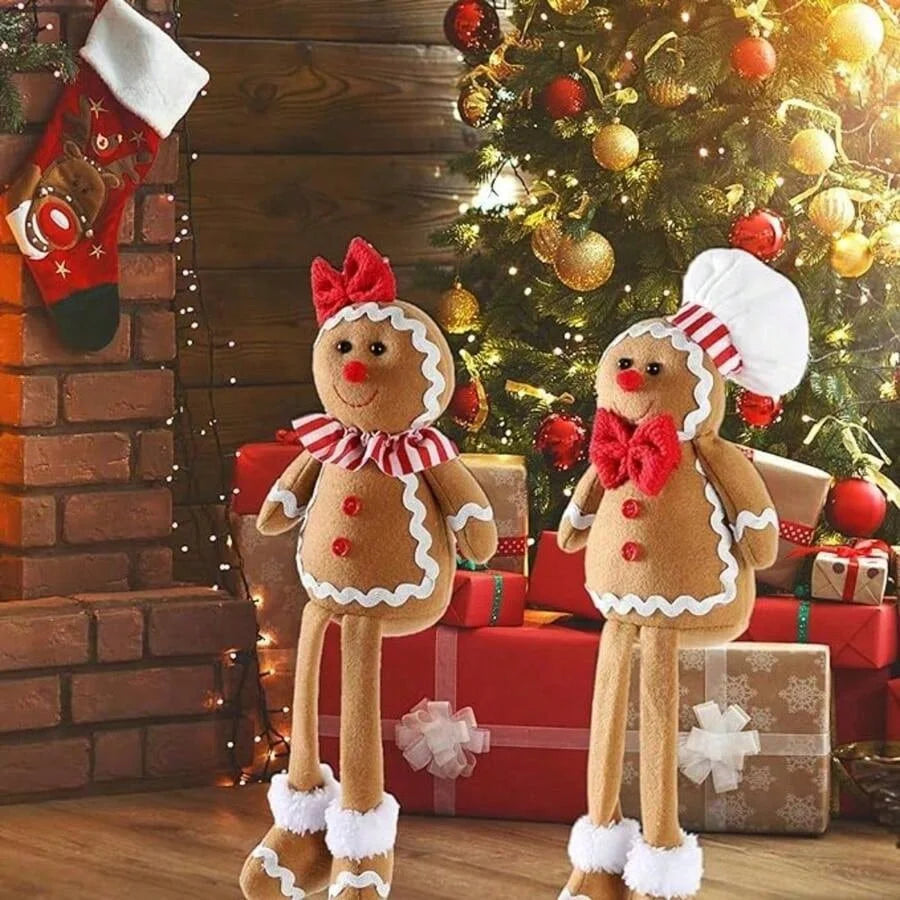 Plush Gingerbread Man | Festive Christmas Decoration for Home 1