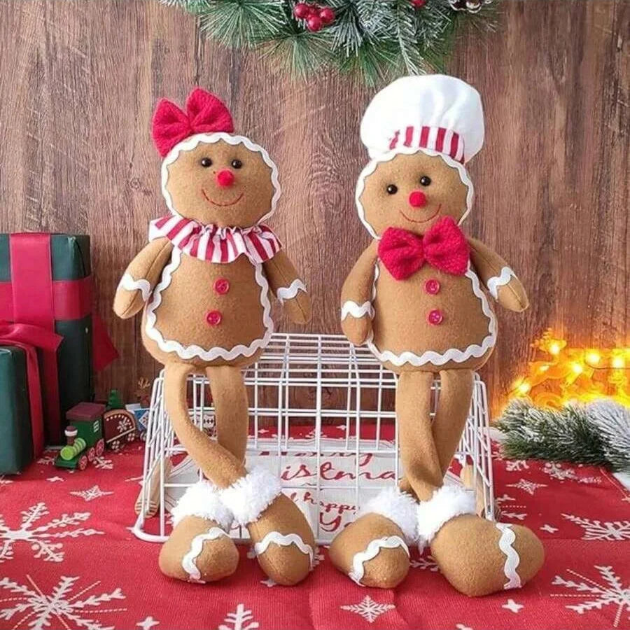 Plush Gingerbread Man | Festive Christmas Decoration for Home 2
