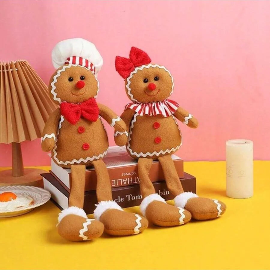 Plush Gingerbread Man | Festive Christmas Decoration for Home 3