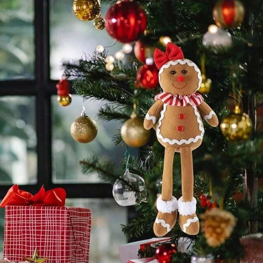 Plush Gingerbread Man | Festive Christmas Decoration for Home 5
