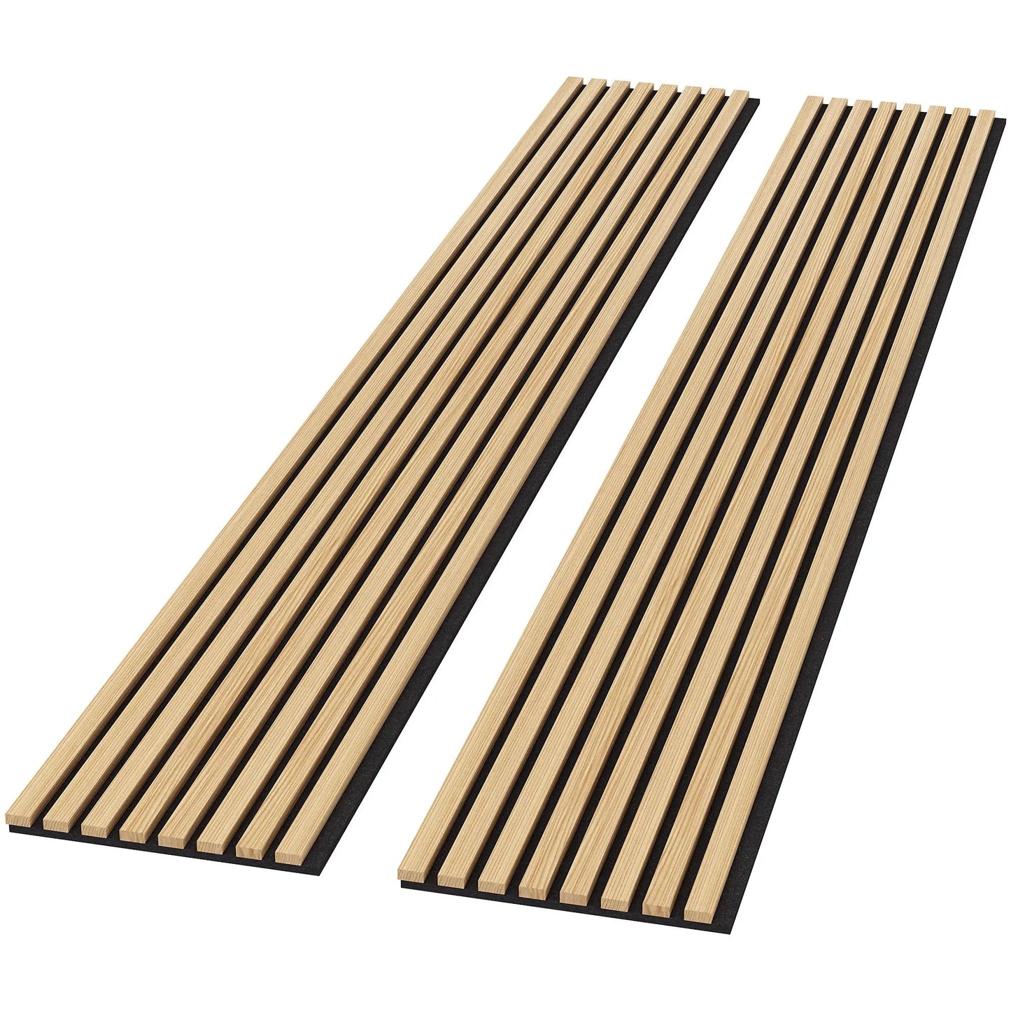 Luxus Natürliche Eiche Akustische Massivholz Lamellen Wandpaneele (2 Paneele pro Karton)