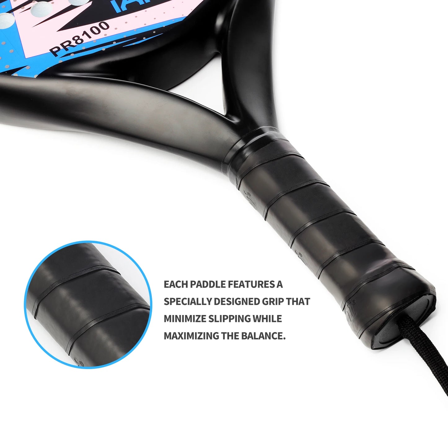Premium Padel Racket | Carbon Fiber & EVA Memory Foam for Ultimate Performance 3