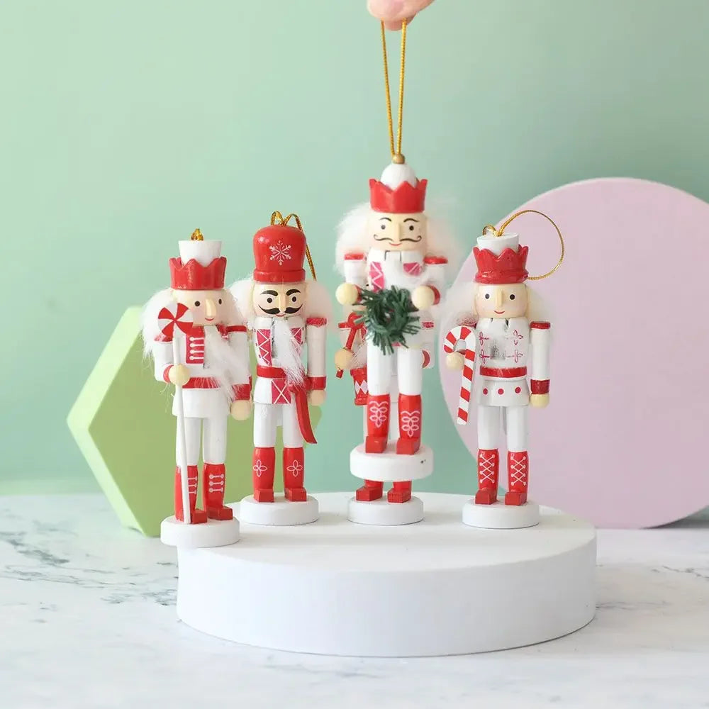 Puppet Nutcracker Set | Handmade Wooden Holiday Decor for Christmas Decorations 2