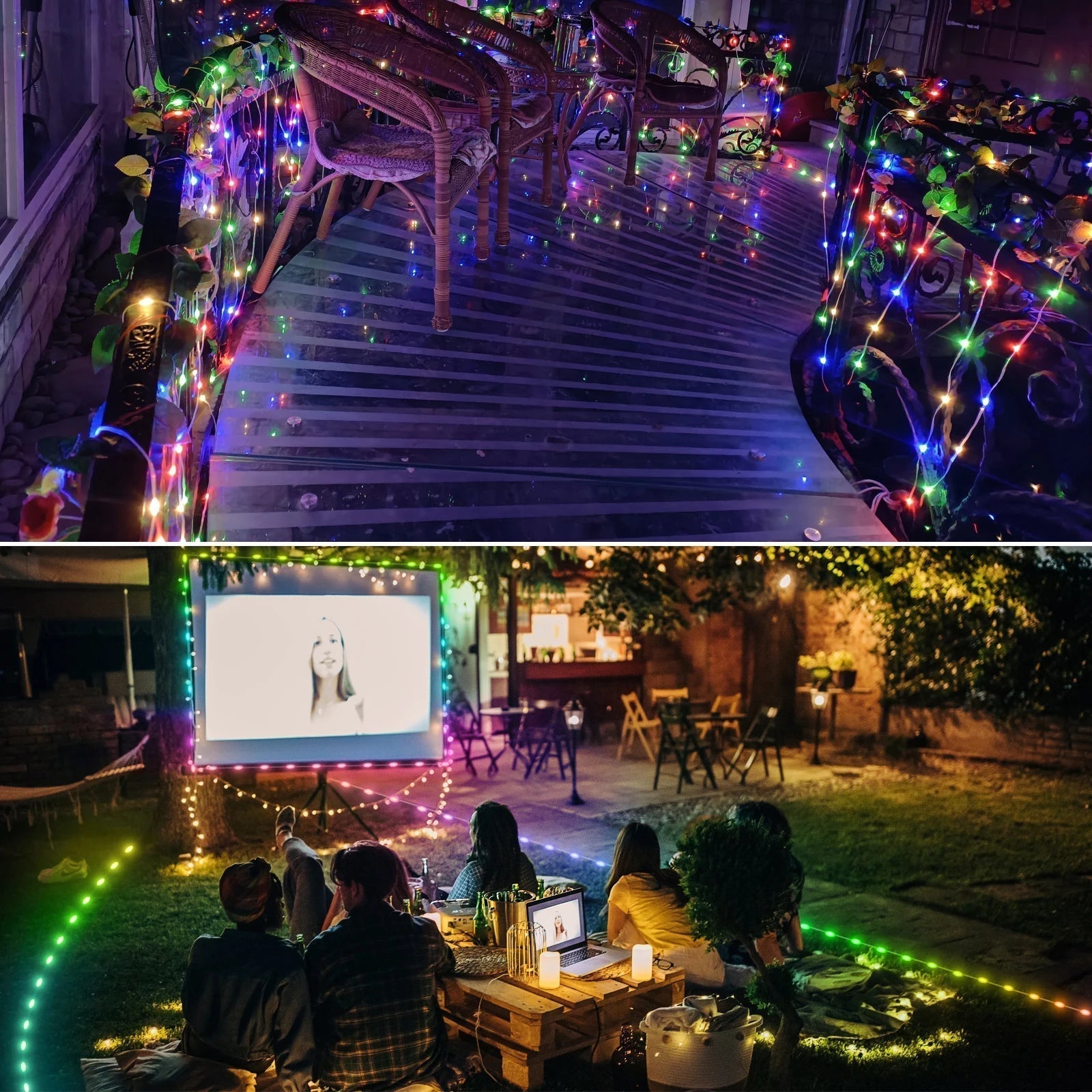 RGBIC String Lights | Dynamic Bluetooth-Controlled Ambiance for Events 4