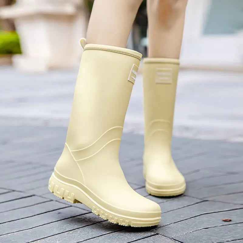 Rain Boots Women | Waterproof Mid-Calf Design with Anti-Slip Sole 1