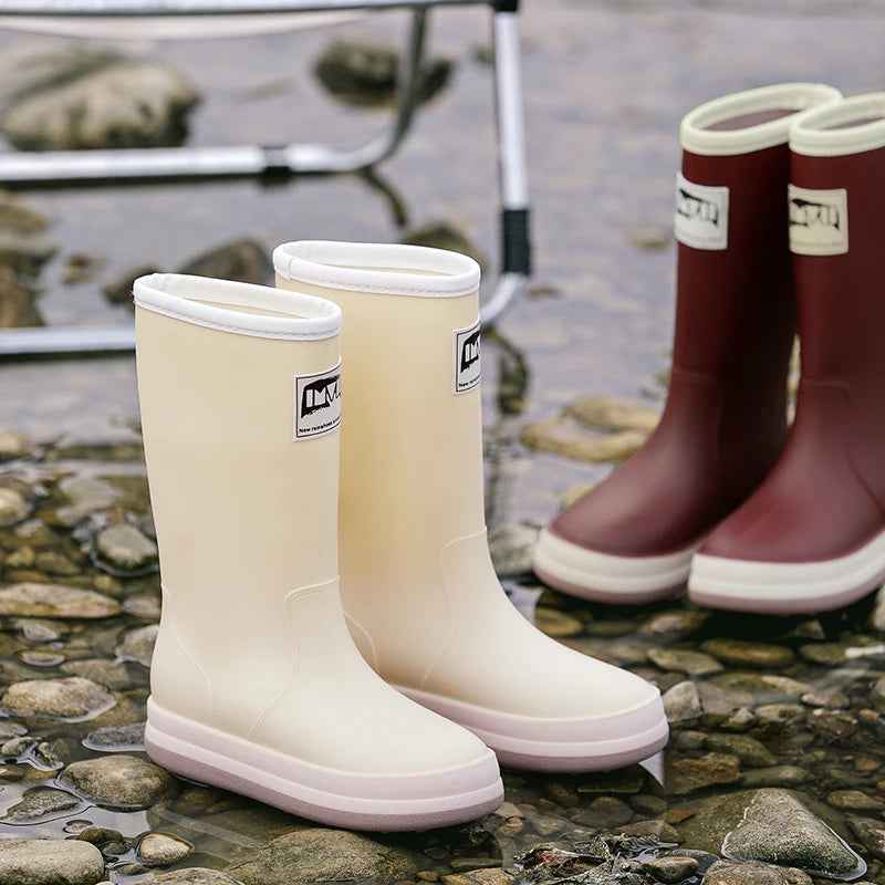 Rain Boots Women | Waterproof Outdoor Rubber Boots with Anti-Slip Sole 3