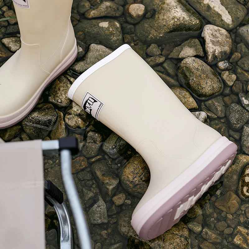 Rain Boots Women | Waterproof Outdoor Rubber Boots with Anti-Slip Sole 4