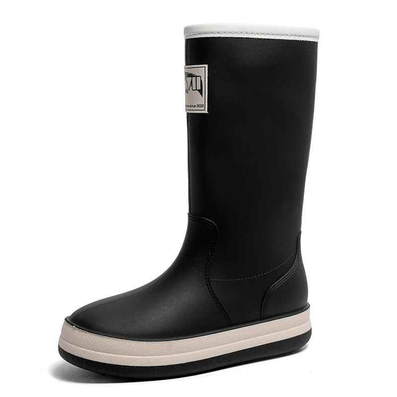 Rain Boots Women | Waterproof Outdoor Rubber Boots with Anti-Slip Sole 8