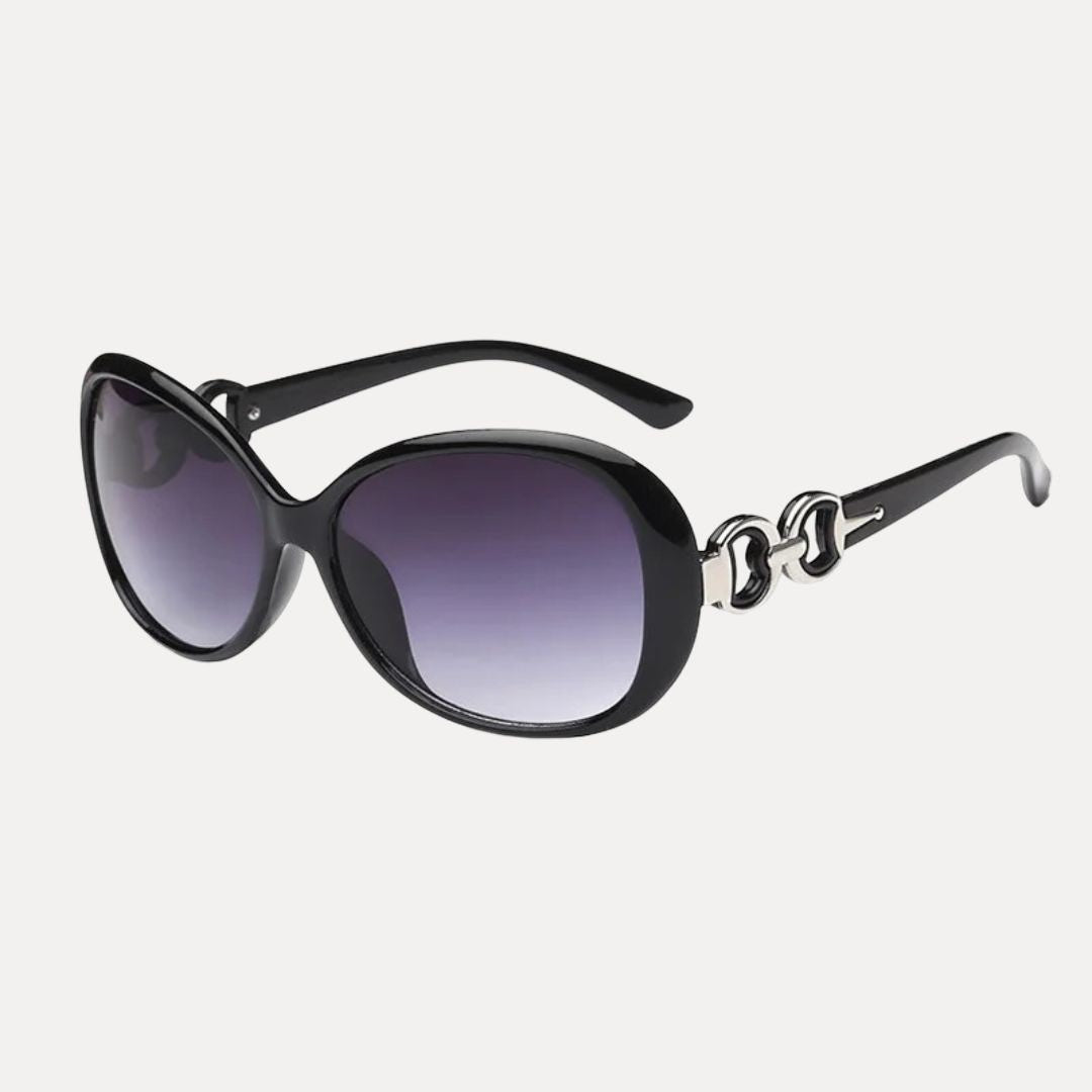 Retro Oversized Sunglasses | UV400 Protection with Elegant Metallic Accents 1