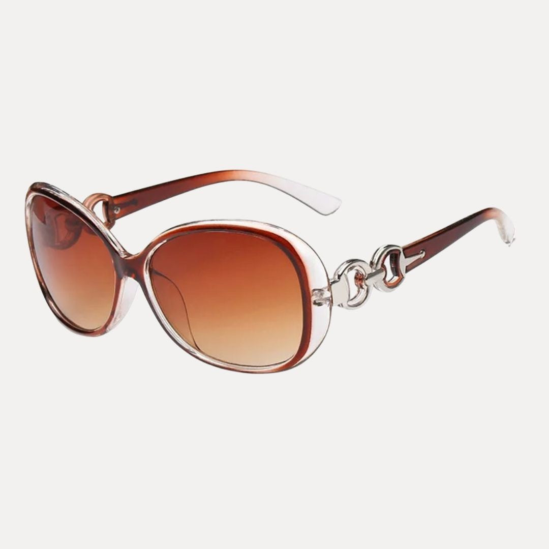 Retro Oversized Sunglasses | UV400 Protection with Elegant Metallic Accents 2