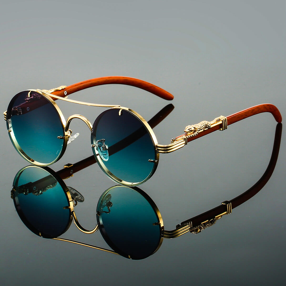 Retro Round Sunglasses | UV 400 Polarized Lenses with Vintage Charm 1