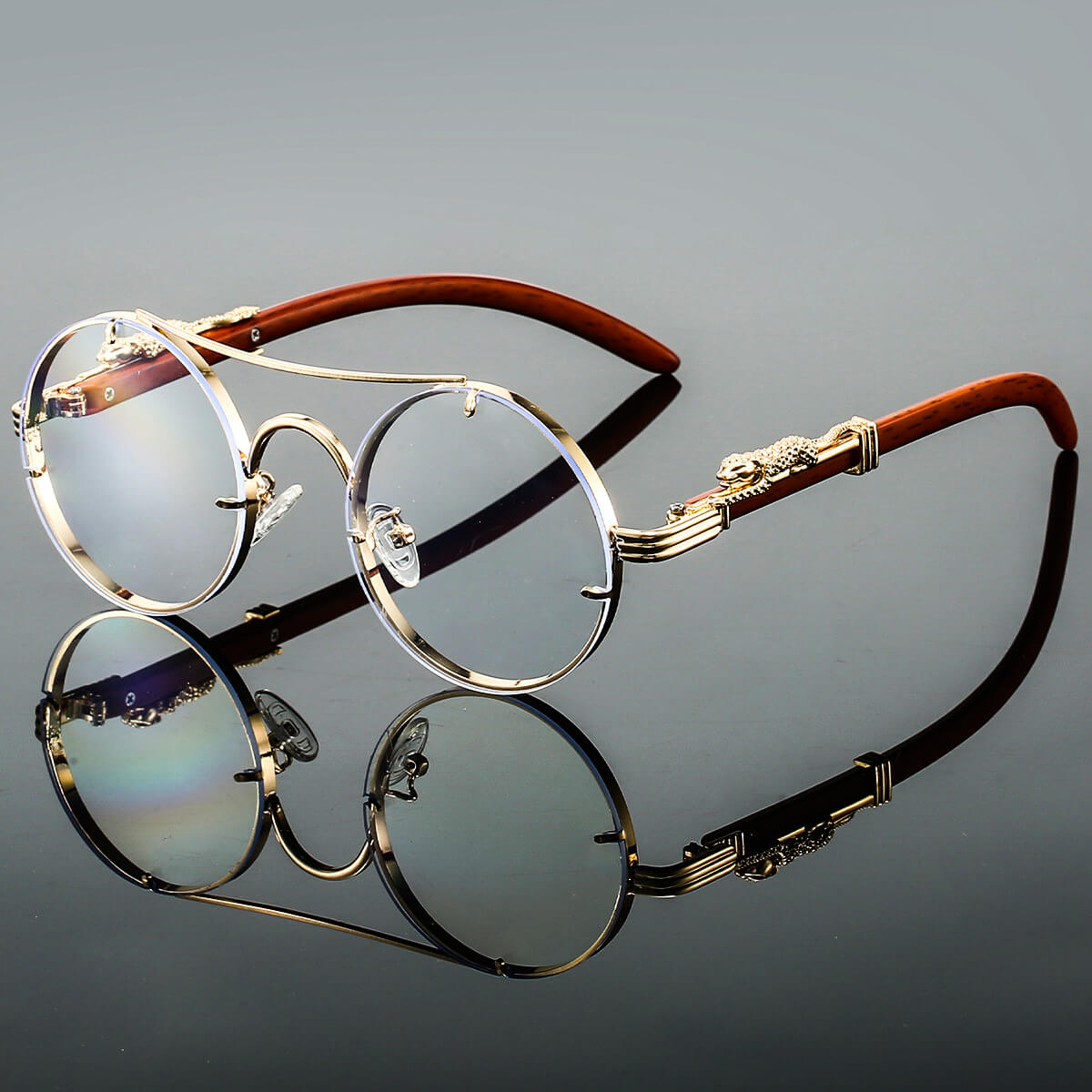 Retro Round Sunglasses | UV 400 Polarized Lenses with Vintage Charm 6