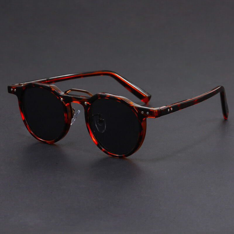 Retro Round Sunglasses | UV 400 Protection with Lightweight Frames 1