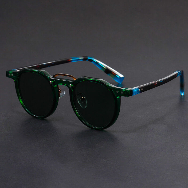 Retro Round Sunglasses | UV 400 Protection with Lightweight Frames 2
