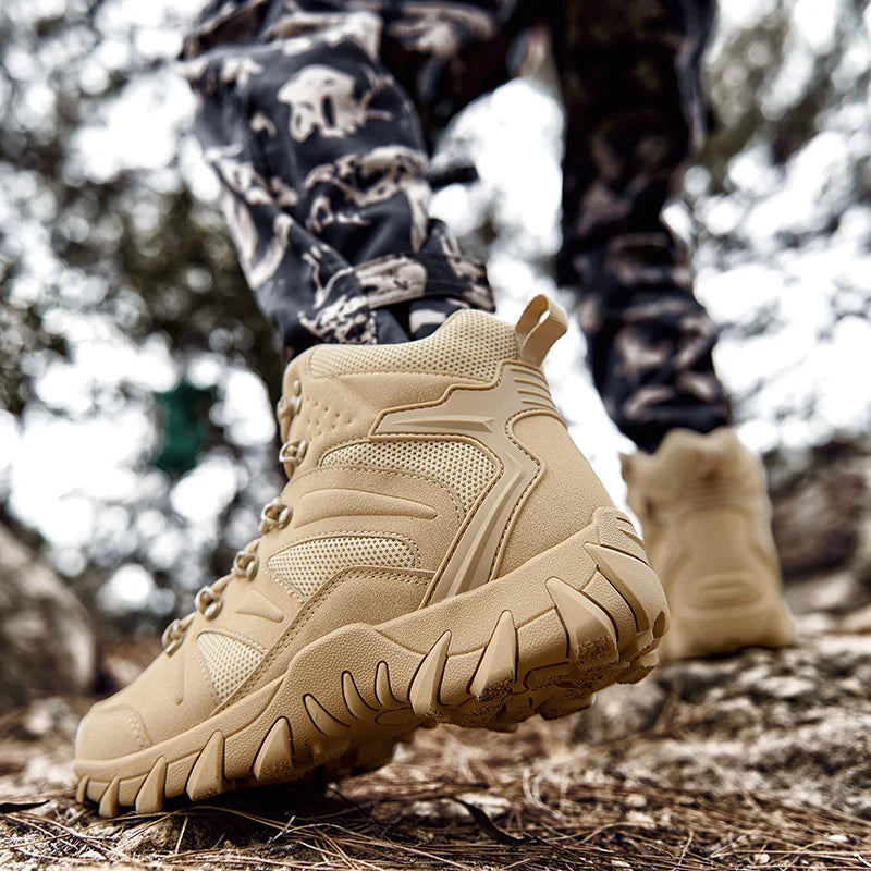 Tactical Hiking Boots for Men – Durable Lightweight Outdoor Shoes for Hiking and Fishing 6