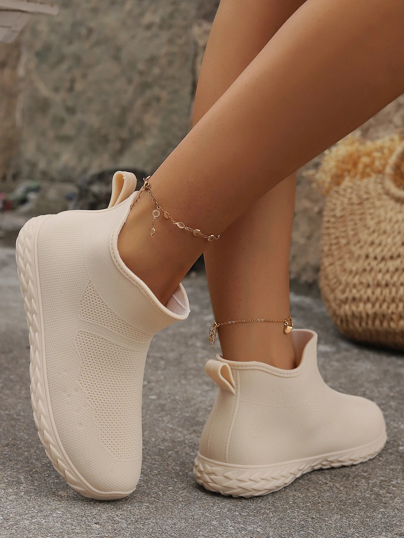 Sock Style Waterproof Boots