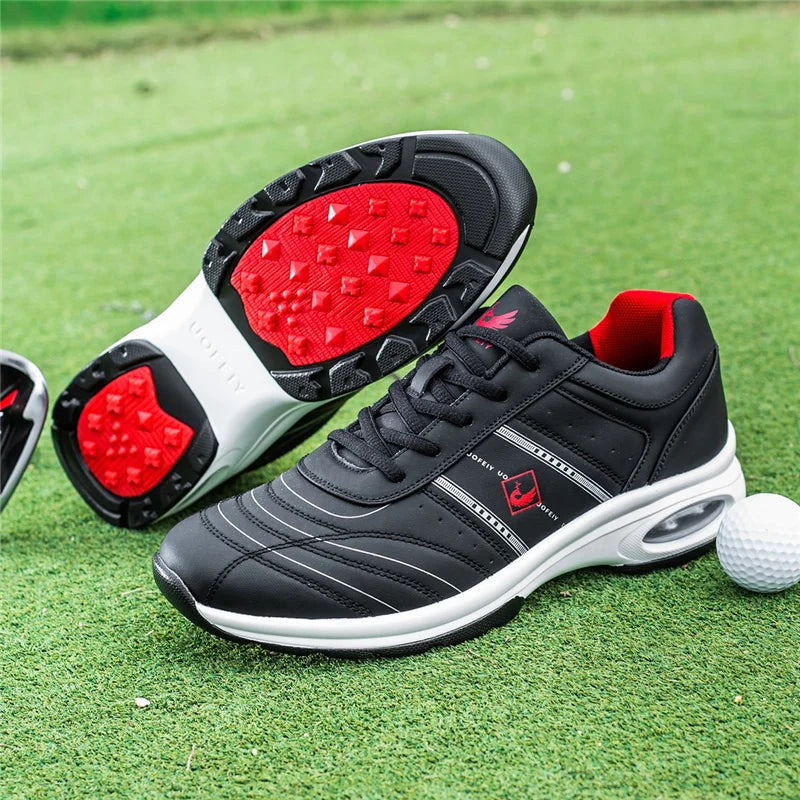 Two-Toned Waterproof Leather Golf Shoes
