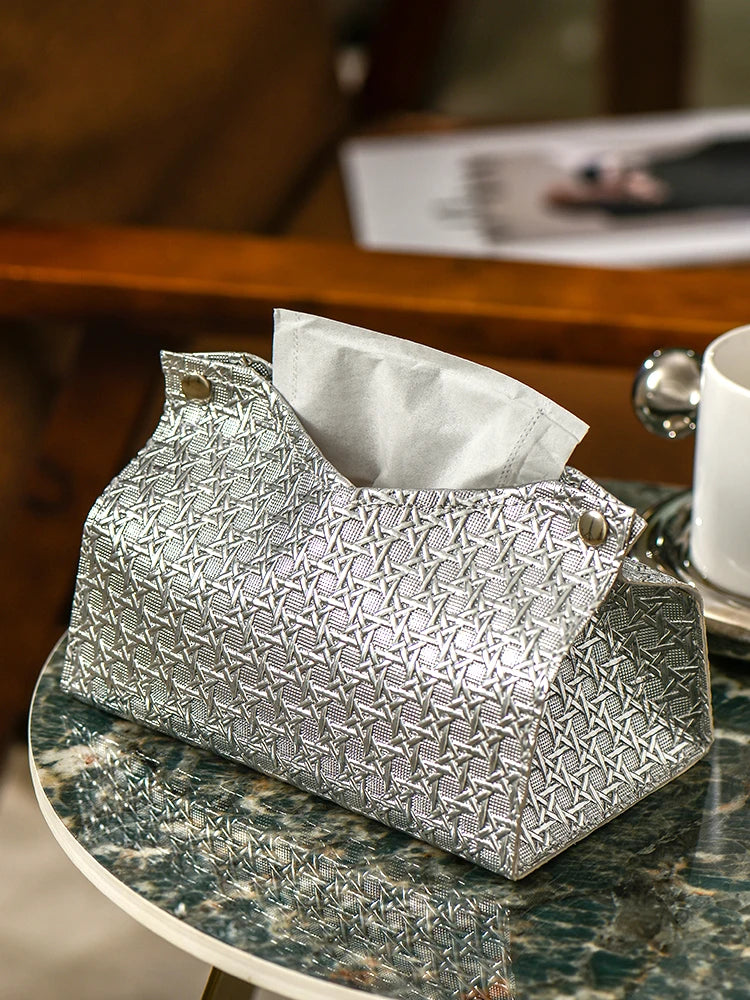 Skórzana osłona na pudełko chusteczek