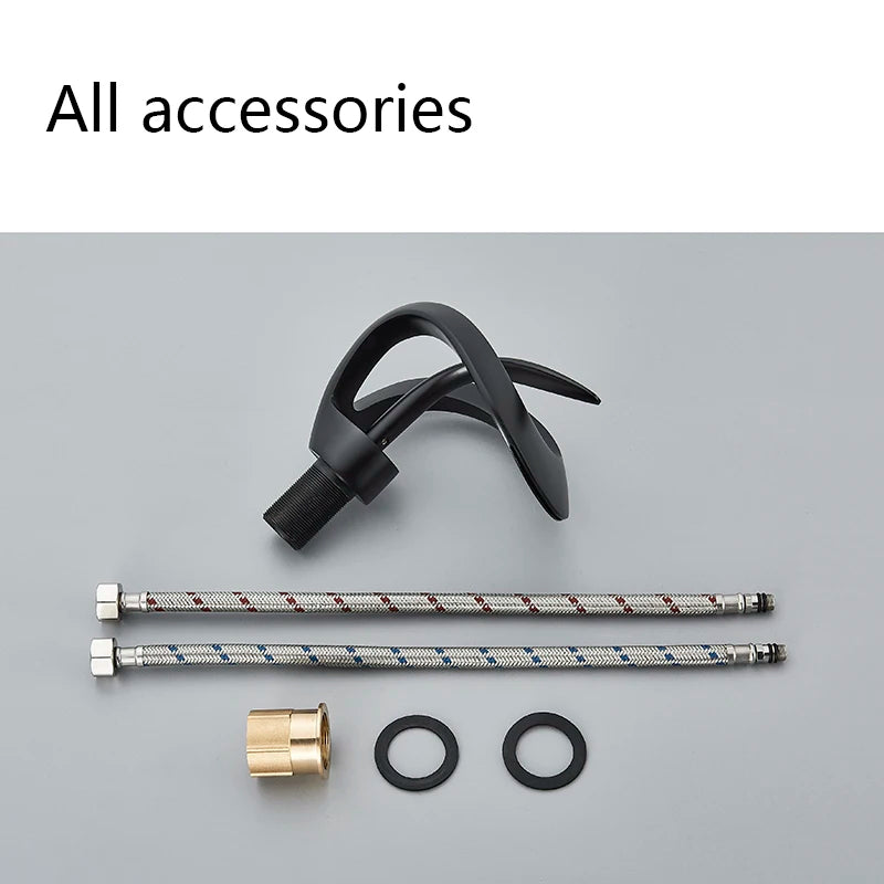 LUCA | Grifo de lavabo de cascada de diseño