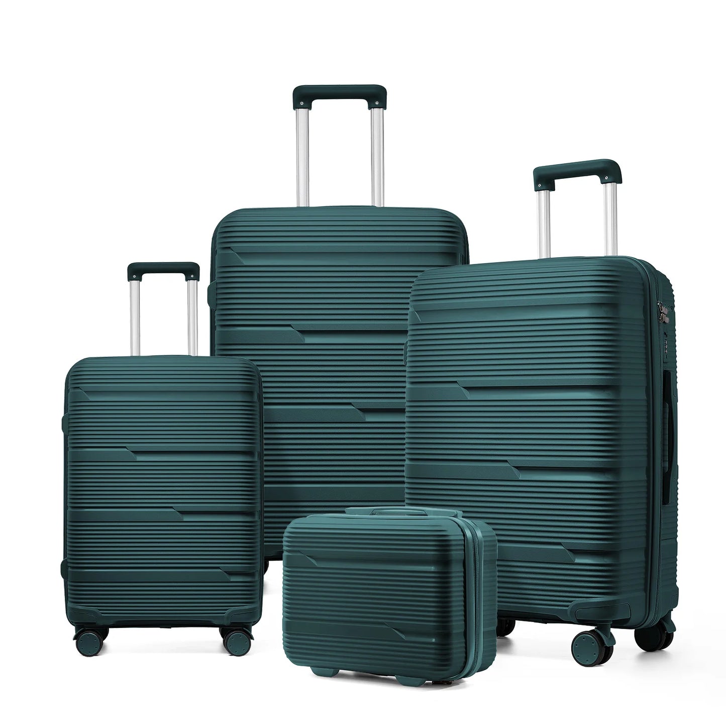 Durable ABS Hardshell 4-Piece Luggage Set