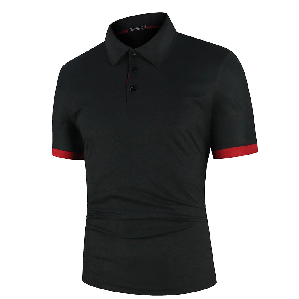 Lightweight Two-Toned Anti-Pill Soft Golf Polo