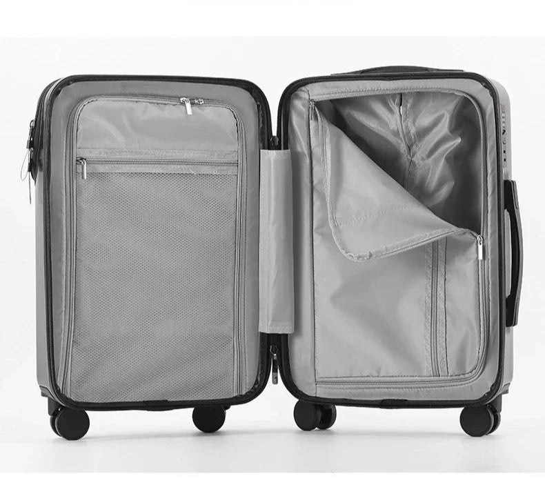 Front Open Carry-On Suitcase