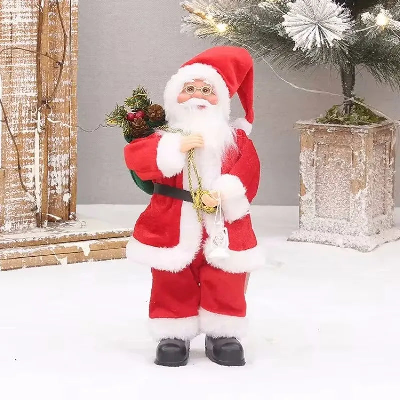Santa Claus Decoration | Festive Figure with Gift Bag for Christmas 6