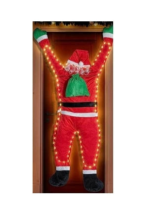 Santa Hanging Decoration | Plush Holiday Decor for Festive Cheer 7