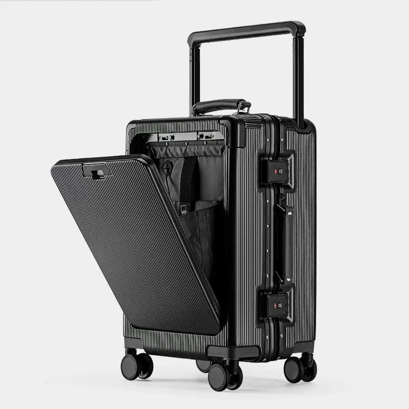 Multi-Function Carry-on Suitcase