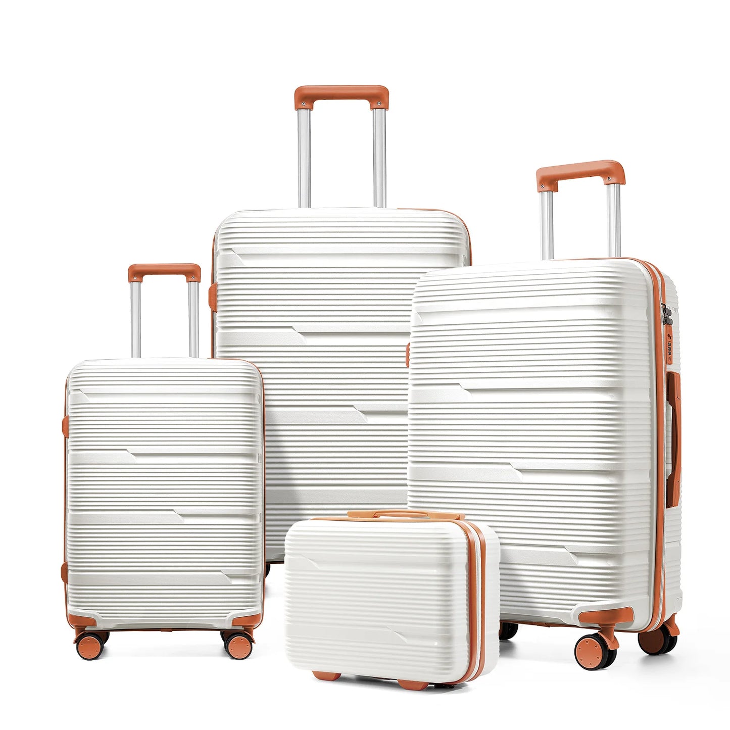 Durable ABS Hardshell 4-Piece Luggage Set