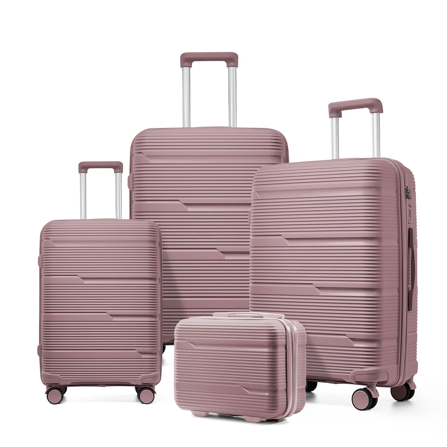 Durable ABS Hardshell 4-Piece Luggage Set