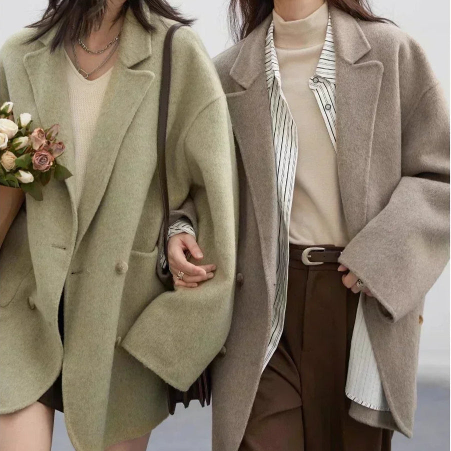 Retro ullkavaj överrock | GISELLE