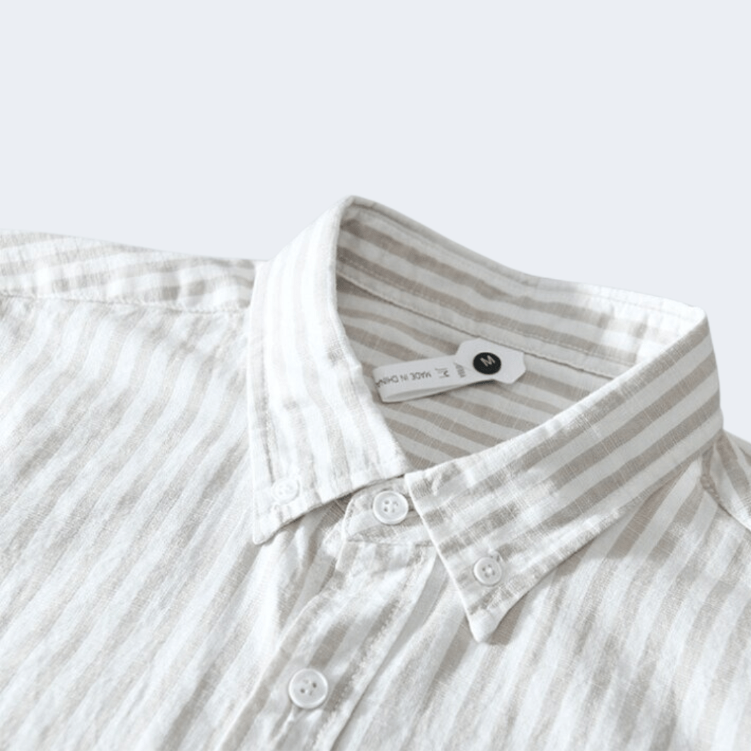 Short Sleeve Striped Shirt | Stylish and Comfortable for Casual Outings 3
