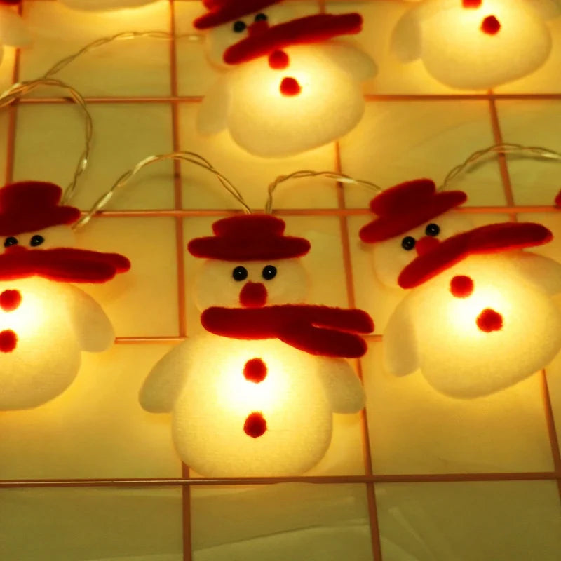 Snowman Christmas Tree Lights | Playful Hanging Ornaments for Holiday Decor 3