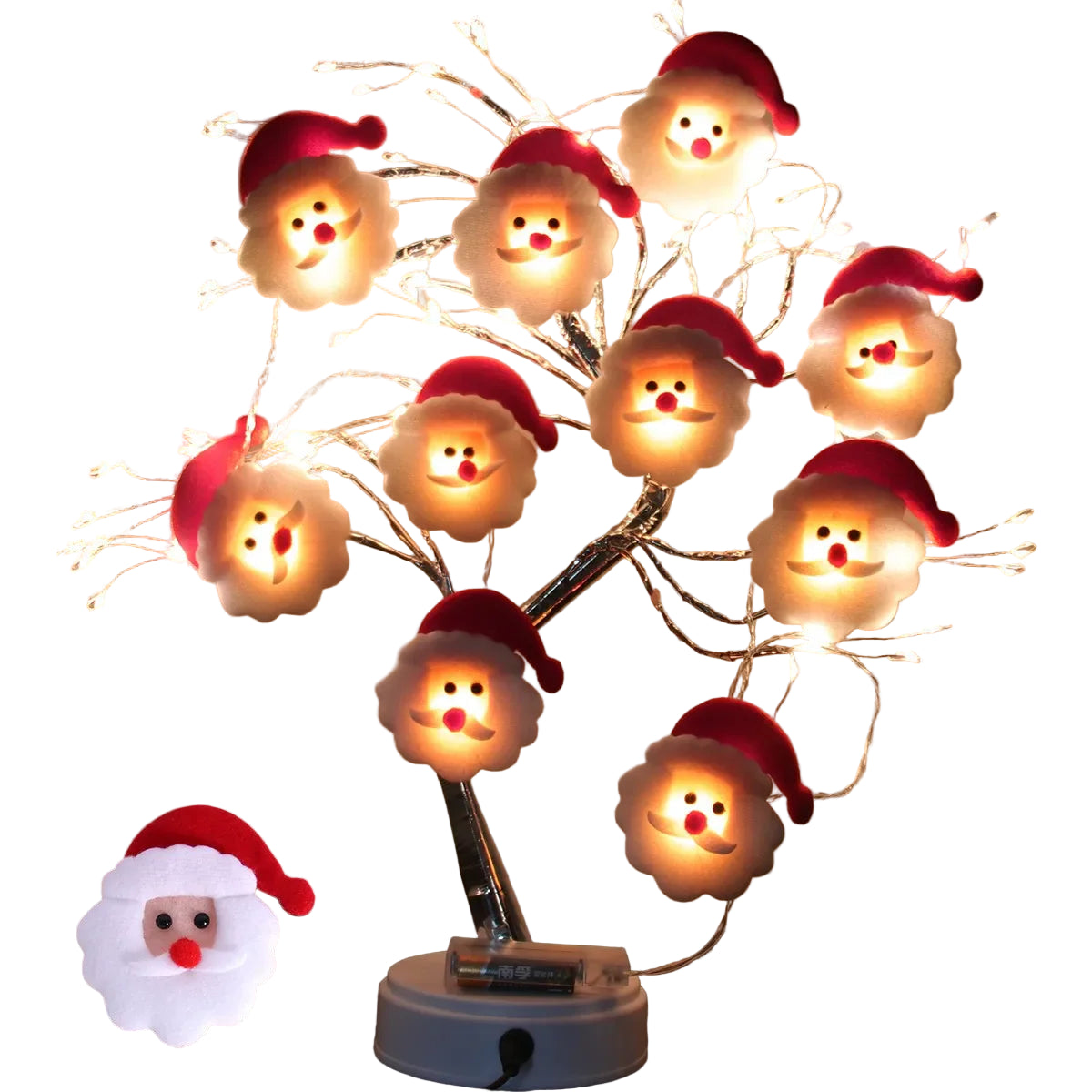 Snowman Christmas Tree Lights | Playful Hanging Ornaments for Holiday Decor 6