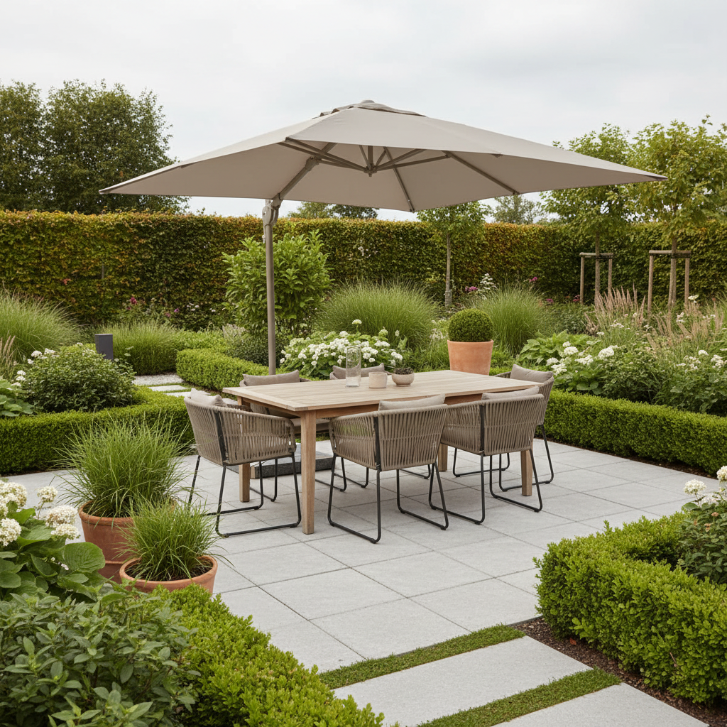 Square Cantilever Patio Umbrella