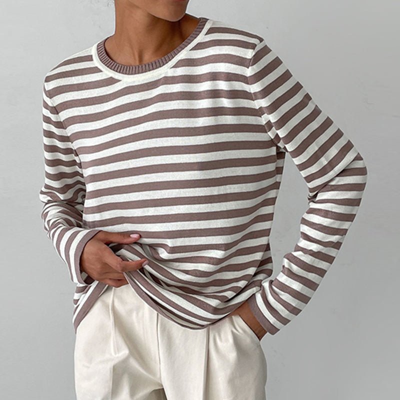 Striped Casual Sweater | Relaxed Fit for Everyday Comfort 1