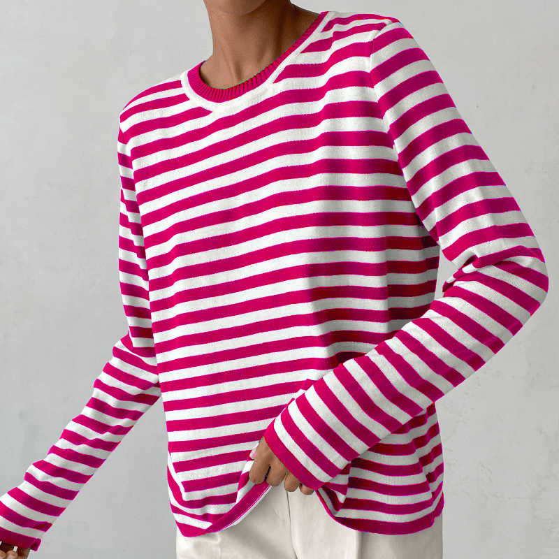 Striped Casual Sweater | Relaxed Fit for Everyday Comfort 11