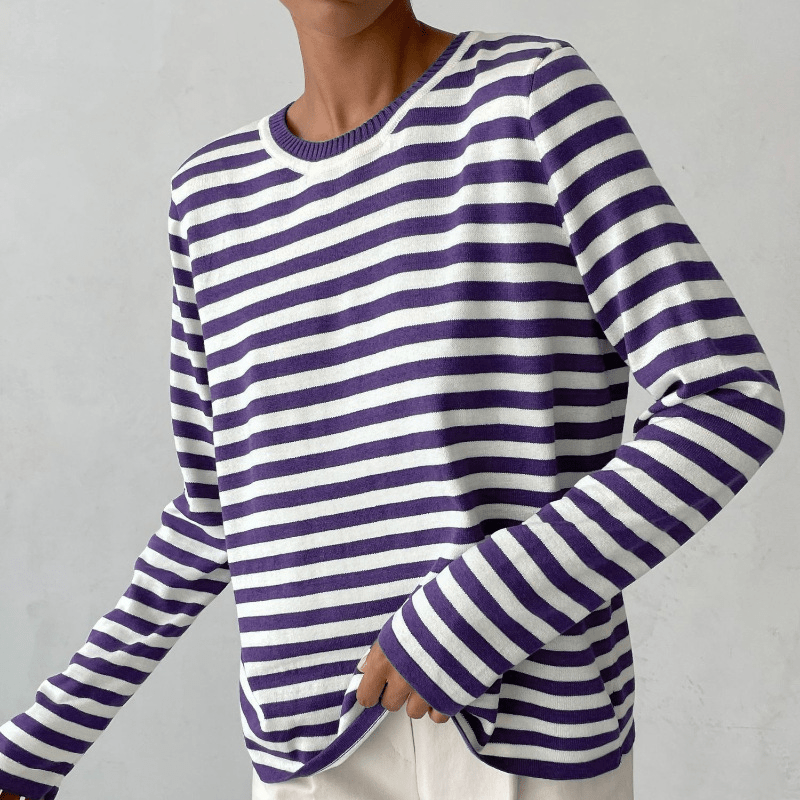 Striped Casual Sweater | Relaxed Fit for Everyday Comfort 12
