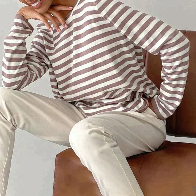 Striped Casual Sweater | Relaxed Fit for Everyday Comfort 2