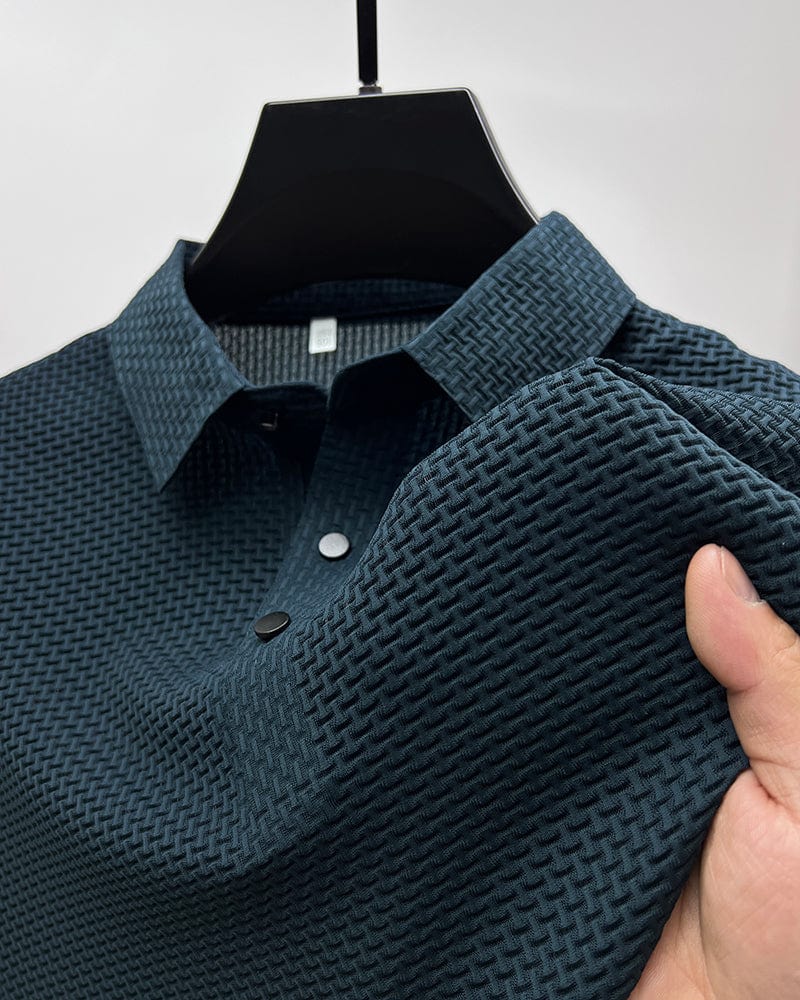 Structured Men's Polo Shirt | Lightweight Breathable Fabric for All-Day Comfort 10