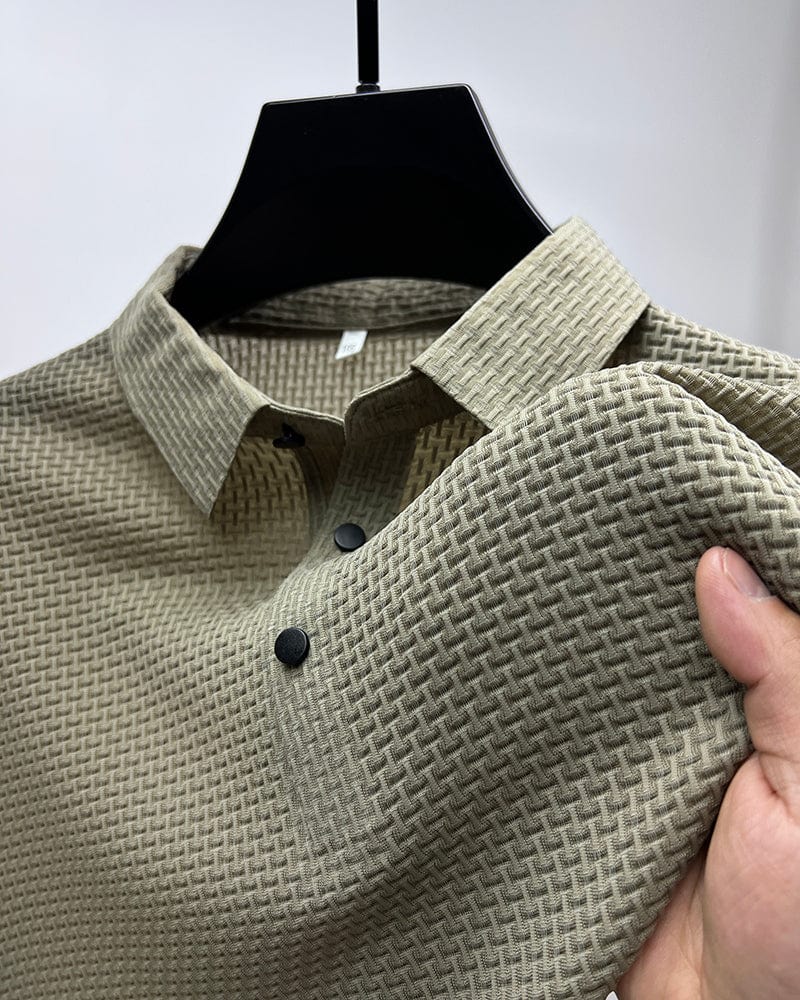 Structured Men's Polo Shirt | Lightweight Breathable Fabric for All-Day Comfort 11