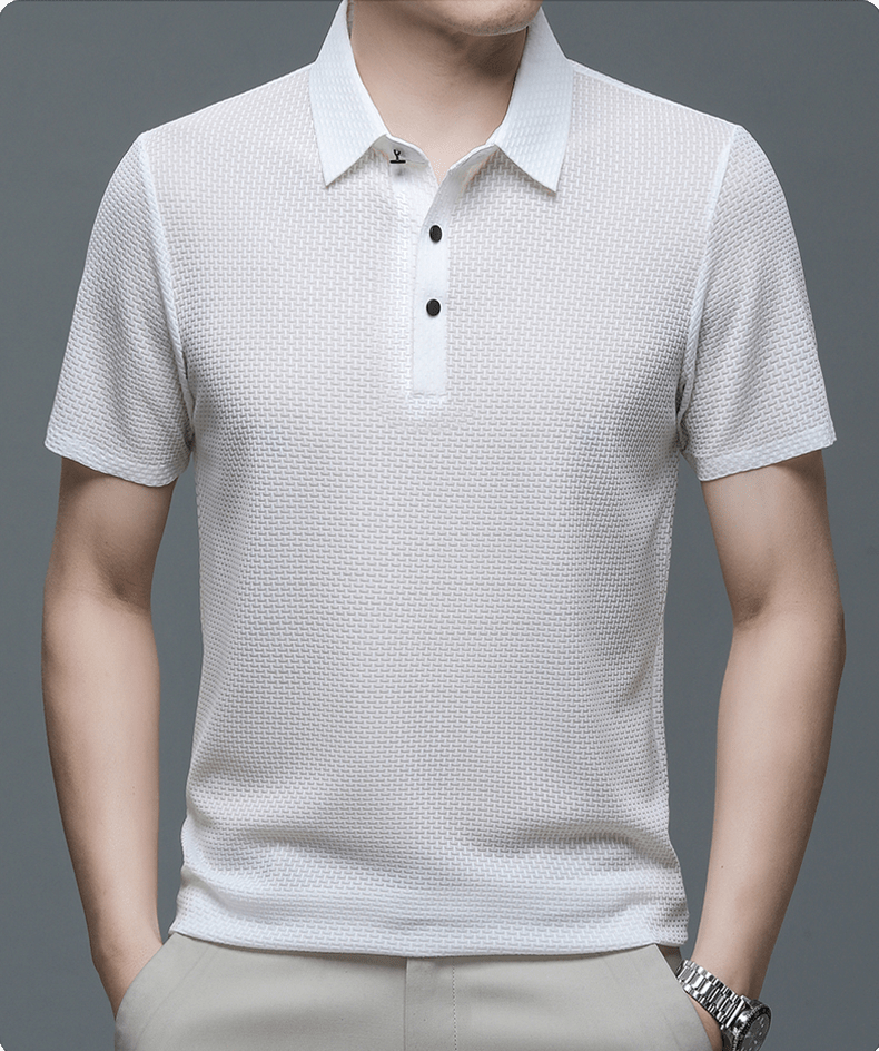 Structured Men's Polo Shirt | Lightweight Breathable Fabric for All-Day Comfort 2