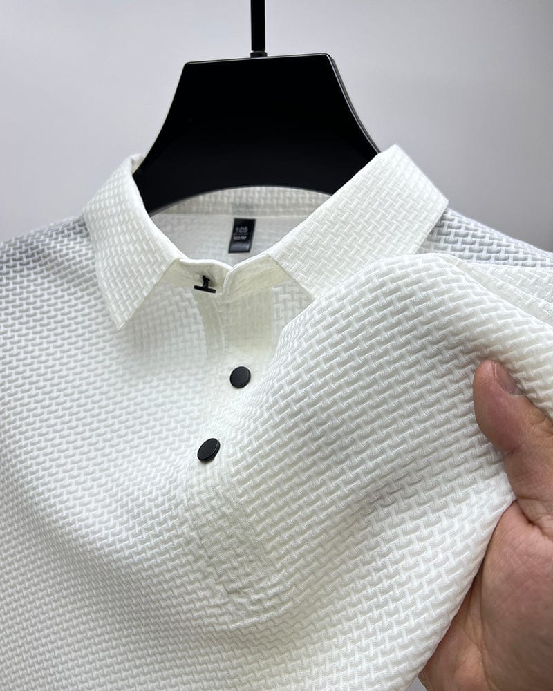 Structured Men's Polo Shirt | Lightweight Breathable Fabric for All-Day Comfort 3