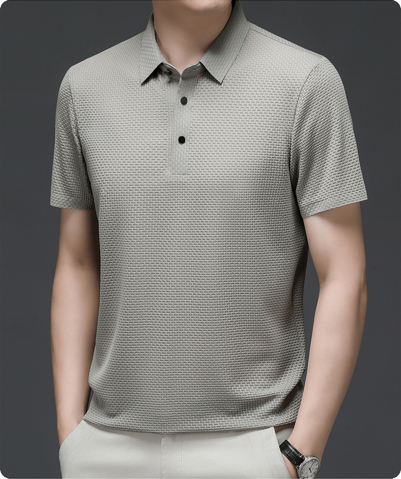 Structured Men's Polo Shirt | Lightweight Breathable Fabric for All-Day Comfort 5